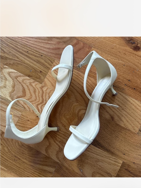 Mango Shoes - Women's Strappy Kitten-Heel Sandals